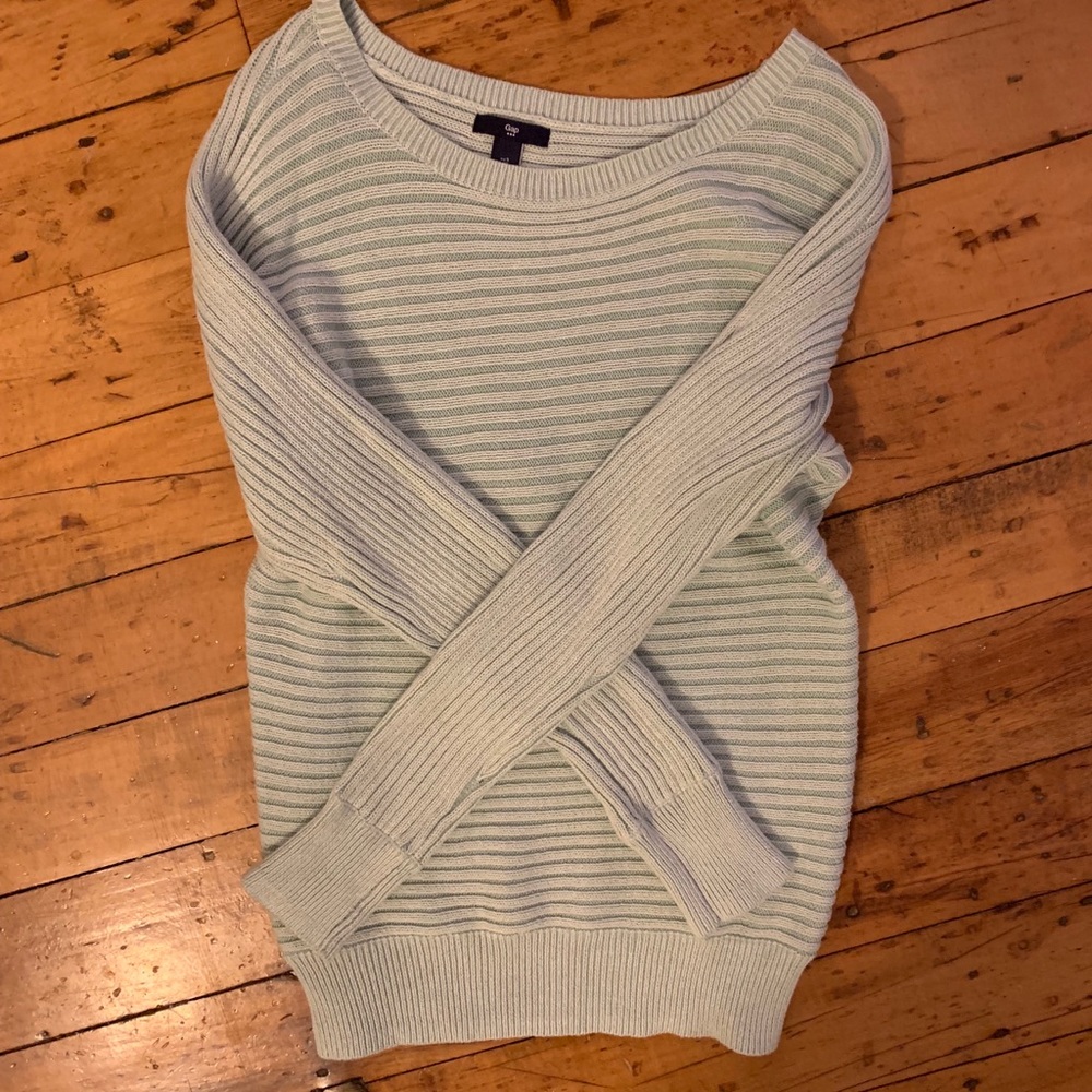 GAP Light Blue Knit Sweater - Picture 1 of 3